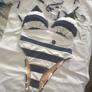 Women's Cotton Body Two Piece Bathing Suit